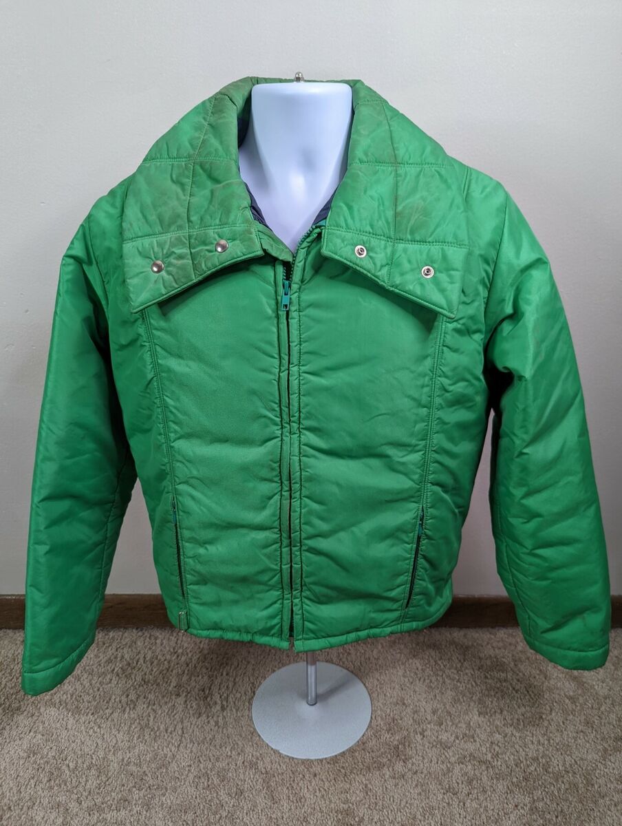 Vintage 70s Frostline Kit Down Puffer Quilted Jacket Green Vintage 70s Frostline Kit Down Puffer Quilted Jacket Green