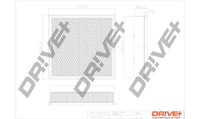 Dr! Ve + DP1110.10.0433 Luftfilter FüR Dodge, Fiat