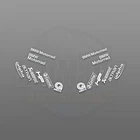 Race sponsor stack BMW v2 Stickers Decals Graphics M / S1000RR Universal