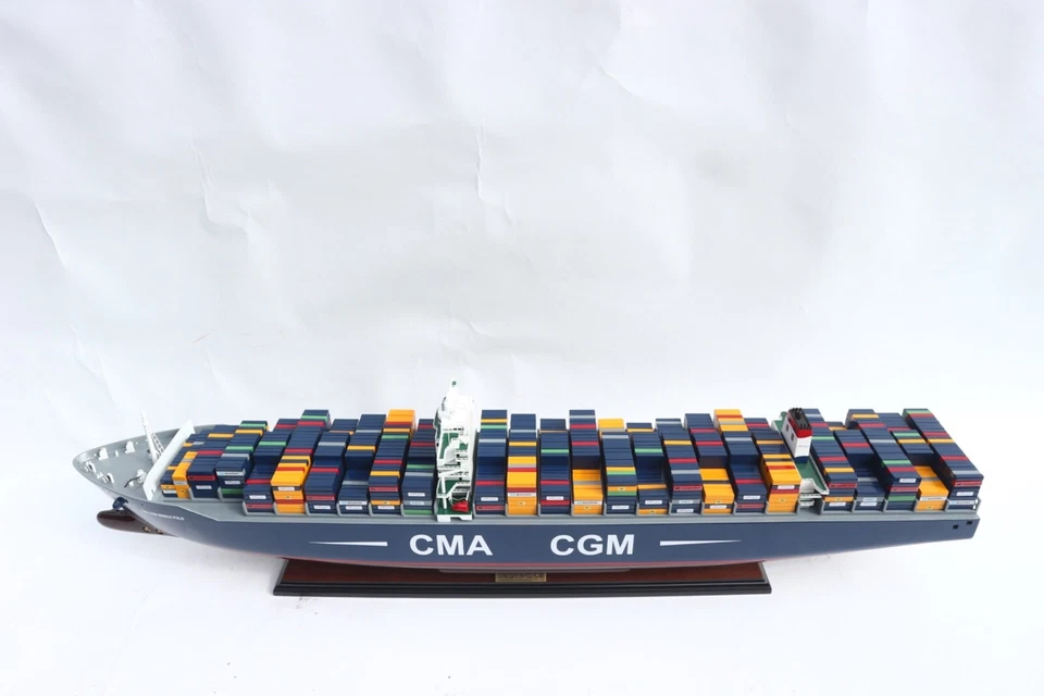 Modellschiff Containerschiff CMA CGM Marco Polo - Bild 3 von 4