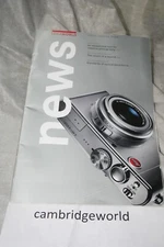 LEICA LEITZ WORLD NEWS 24 PAGE INFORMATION BROCHURE LEAFLET GENUIN ORIGINAL 2/05