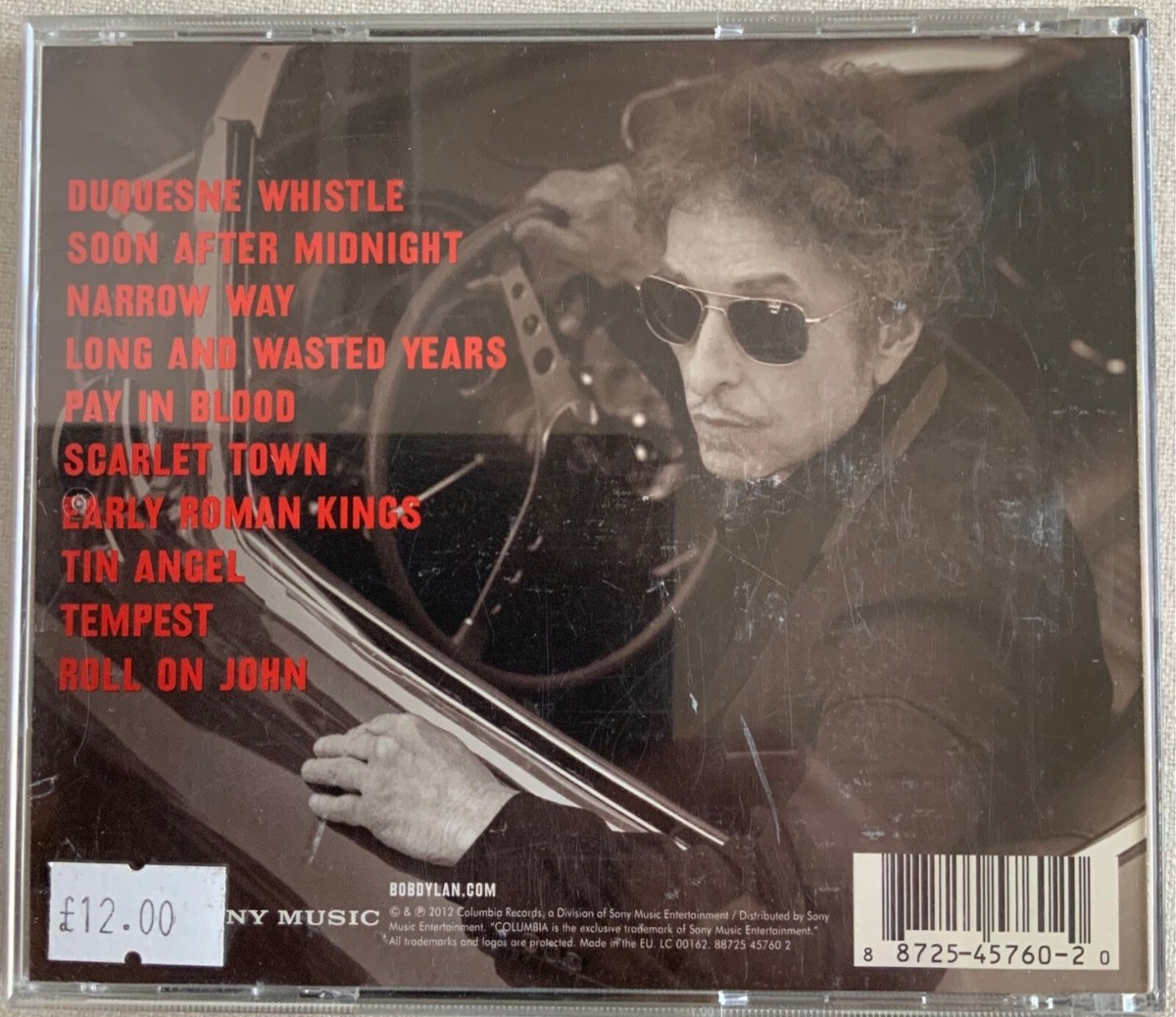 欧3LP Bob Dylan Tempest 88725457601 Columbia, Sony Music /00520 2Lp Bob Dylan Tempest 88725457601 Columbia Sony Music /00520