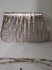 VTG J. Renee Purse Like Iridiscent Shoulder Bag Clutch Bag Removable Straps