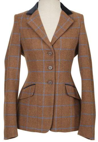 Shires Aubrion Ladies Saratoga Riding Jacket in Brown Tweed