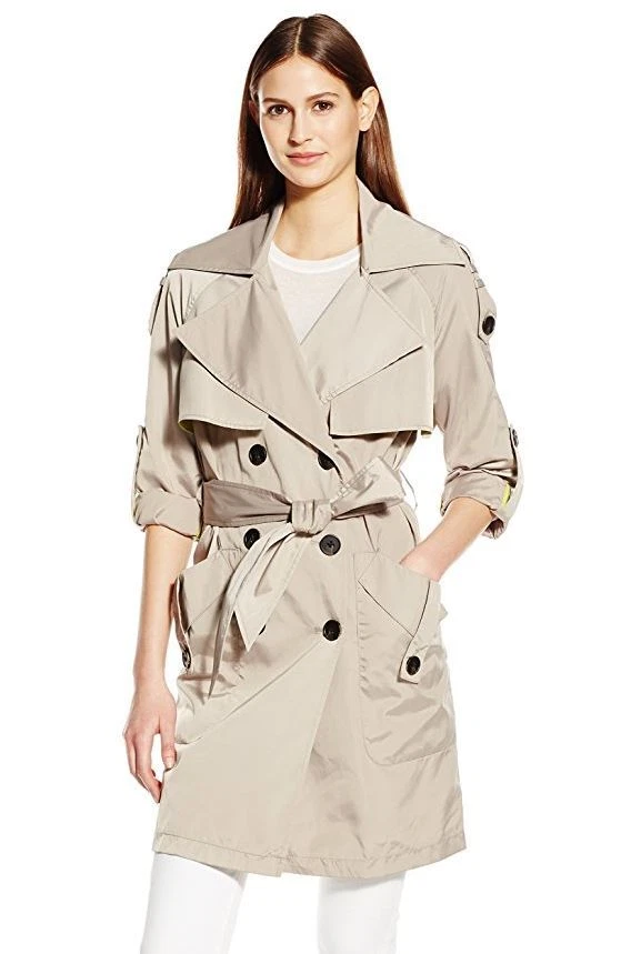 BNWT BCBGENERATION Trench Coat Double-breast Winbreaker Jacket - S - Image 2 of 3