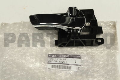 80670JD00D Genuine Nissan HANDLE ASSY-DOOR INSIDE,RH 80670-JD00D