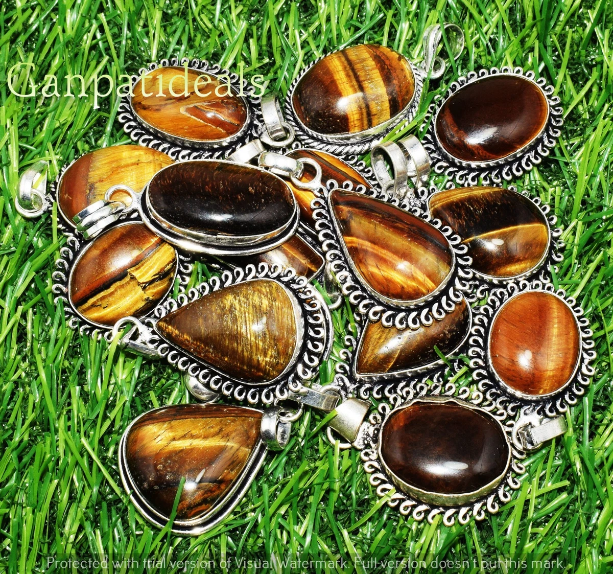 Louis Vuitton Tiger Eye Bag Charm Pendant