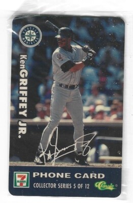 Ken Griffey Jr Seattle Mariners 1996 Classic 7/11 PHONE CARD #5