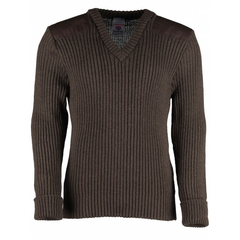 Y’s◆Stripe Pattern Cupra Docking Wool Sweater/2/GRY/YM-T46-966 9043 - York Woolly Pully Vee Neck Sweater With Patches | eBay