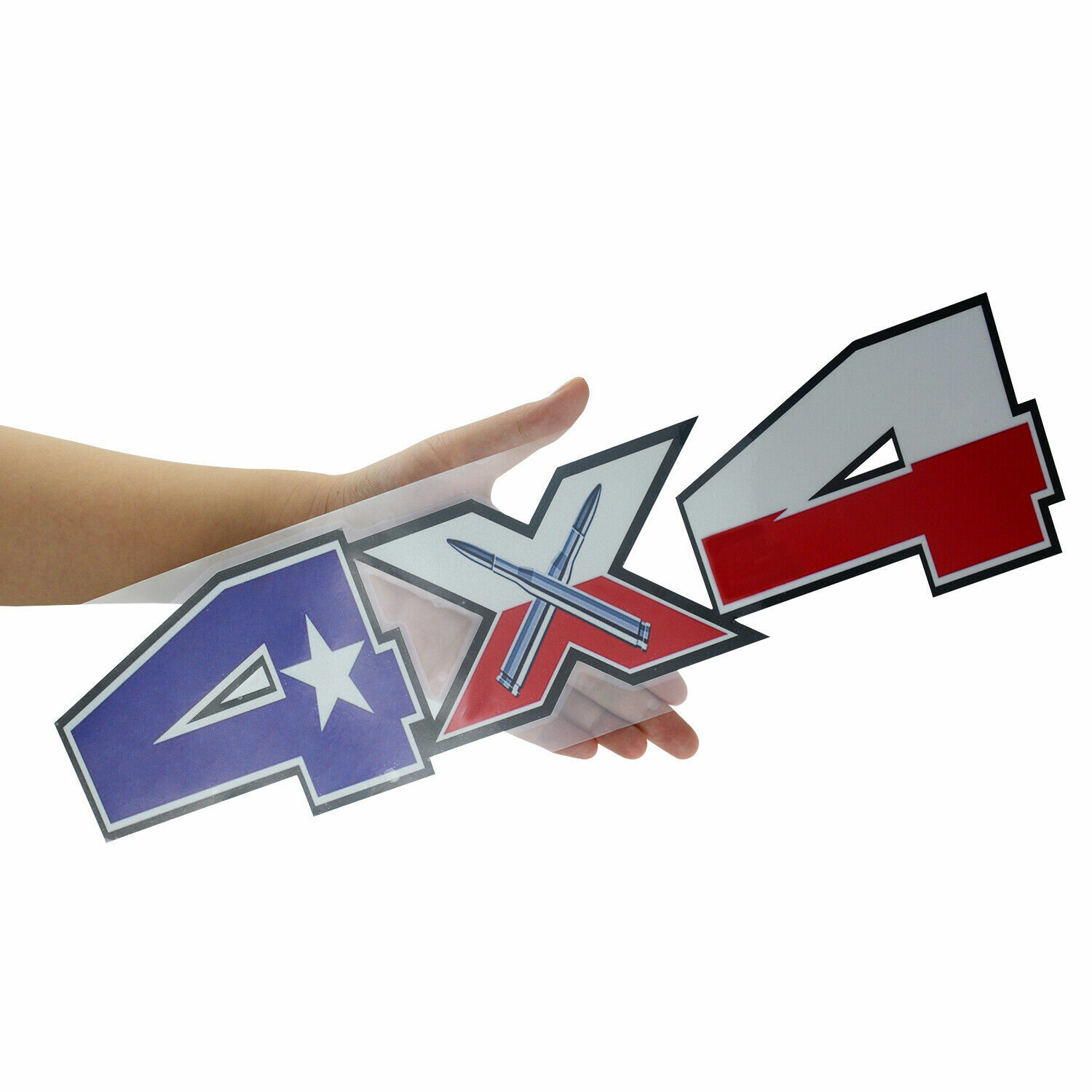 Pair Set 4x4 Decals American Flag Decals Bedside Truck Stickers eBay