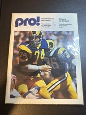 PRO Football Magazine Steelers vs. Bengals, Dec. 13, 1975