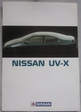 August 1989 Nissan UV-X fold out Brochure Publication Number 99BG1