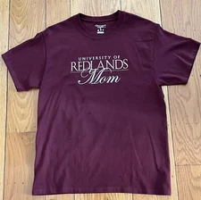 Champion Women's Burgundy University Of Redlands Mom Short Sleeve T-Shirt Medium
