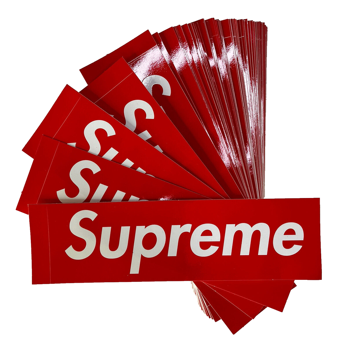 Supreme Red Box Logo Sticker 100% Authentic Free Shipping Supreme Red Box Logo Sticker 100% Authentic Free Shipping
