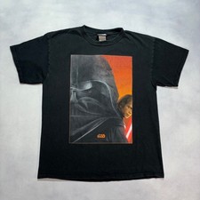 Vintage Star Wars Episode III Anakin Darth Vader T-Shirt Mens Medium Movie Promo