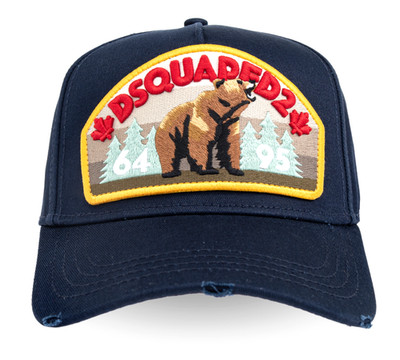 Dsquared2 Baseballcap Canada Bär 64 Basecap Cap Icon Mütze Basebalkappe