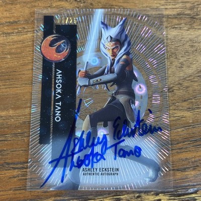 Ashley Eckstein Ahsoka Tano 2015 Topps Star Wars High Tek CLOUD 11/25 AUTO #102