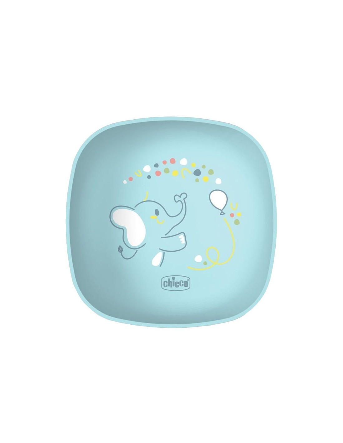 Ciotola con coperchio 6m+ azzurro - chicco - Immagine 2