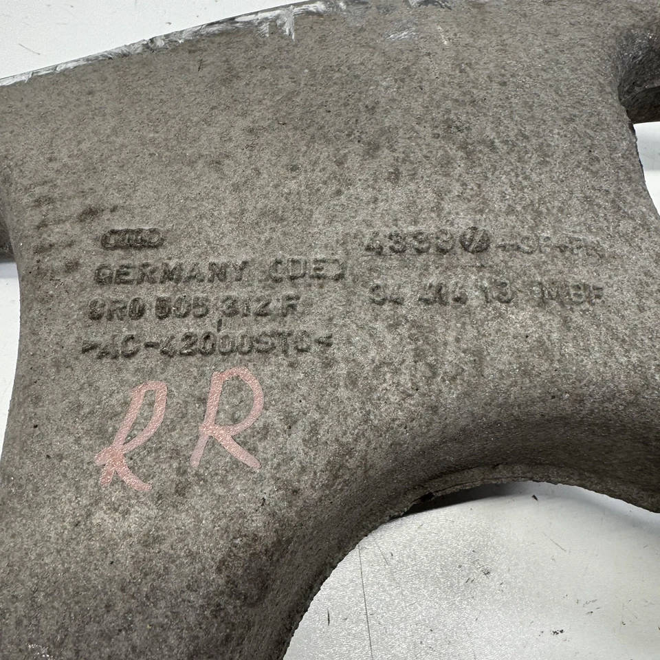 2012-2018 AUDI A6 QUATTRO AWD REAR SUSPENSION RIGHT LOWER CONTROL ARM OEM - Image 4 of 4