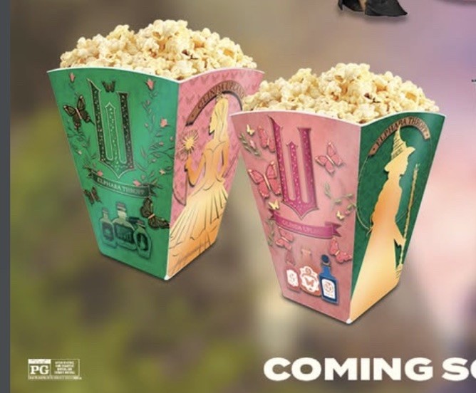 Wicked 2 Movie Popcorn Bucket 2025 Regal Cinemark AMC Theaters
