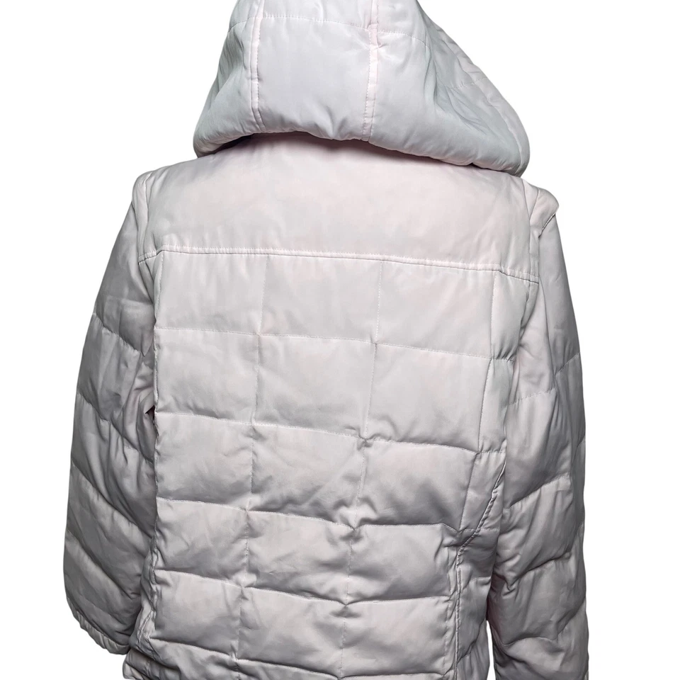 Esprit Outerwear Rosa Puffer Chaqueta Abrigo Mujer XL Con Capucha Invierno Cálido Foto 3 de 4