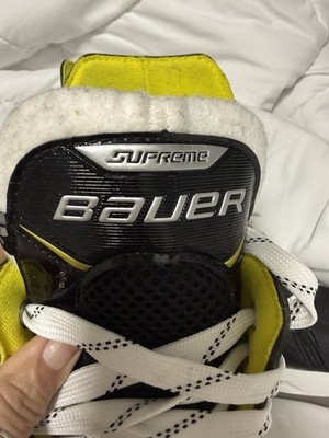 Bauer Supreme S35 Senior Ice Hockey Skates Size 6 Black/Yellow/White