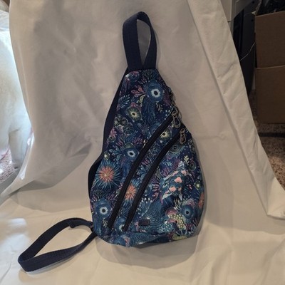 Sakroots On The Go Sling Backpack Royal Blue Seascape Bag Coastal Beach Ocean