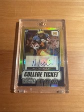 2021-22 Panini Contenders Draft Picks Nico Collins Rookie Auto Gold /10 On Card. rookie card picture