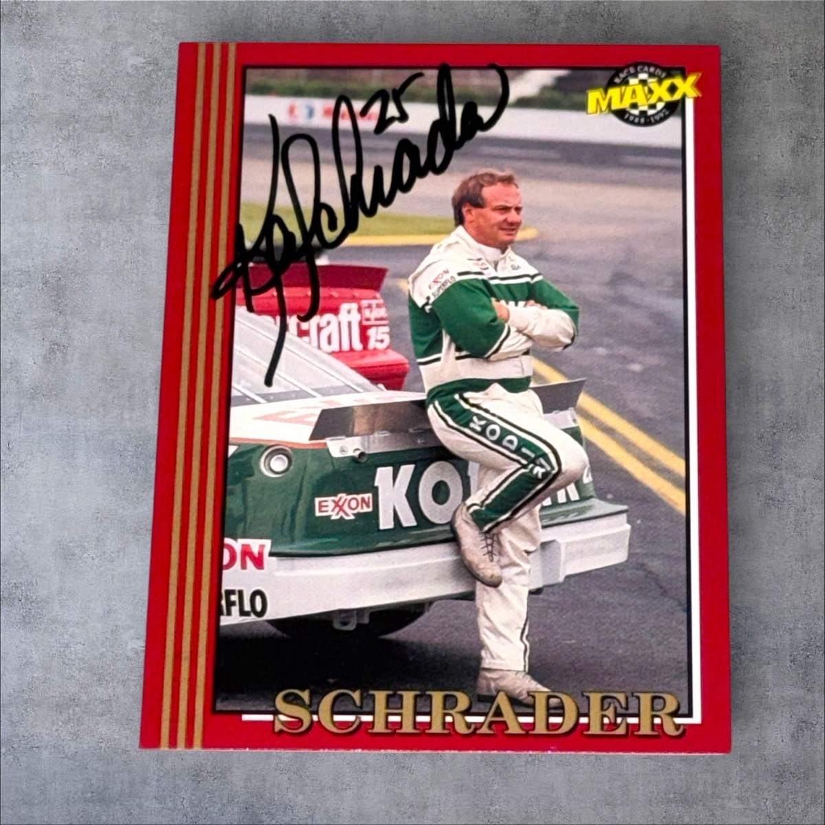 Ken Schrader KODIAK RACING 1992 RED MAXX #25 VINTAGE NASCAR