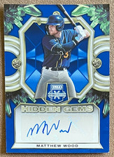 2023 Panini Elite Extra Edition Hidden Gems Autograph #HG-MWD Matthew Wood RC