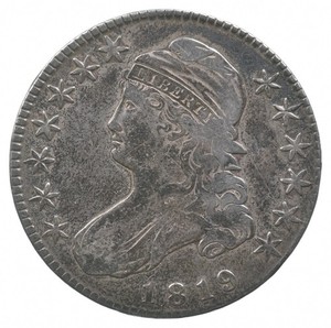 1819 Capped Bust Lettered Edge Half Dollar a7115