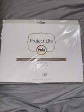 Project Life Becky Higgins 8.5x11 Horizontal PAGE PROTECTORS