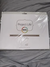 Project Life Becky Higgins 8.5x11 Horizontal PAGE PROTECTORS