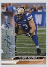 2024 Upper Deck CFL Auto Patrick Neufeld #59 Auto 1lm9