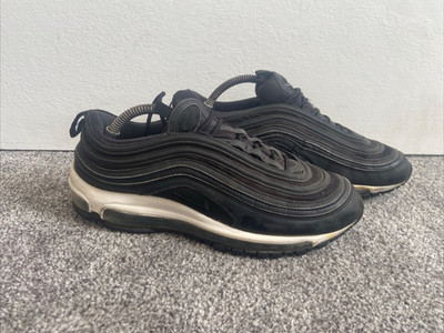 Nike Air Max 97 Turnschuhe Herren Größe UK 8 EU 42,5 Schwarz & Weiß Schnürschuhe