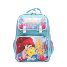The Little Mermaid Large School Backpack with Padded Back and Adjustable Straps