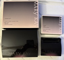 Mary Kay Compact Sm  Compact Pro Lg Mirror Palette Black Unfilled Magnetic