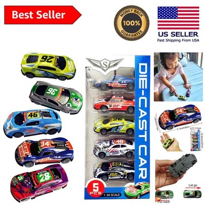 Durable Friction-Powered Race Cars - Safe and Fun for Young Kids, Gift-Ready