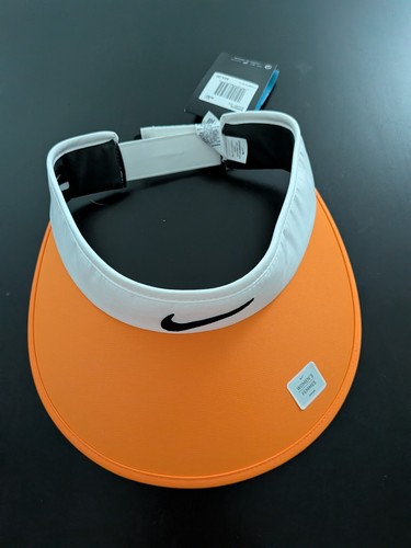 Nike Golf Big Bill Schirmmütze orange weiß Strapback Einheitsgröße Damen neu mit Etikett
