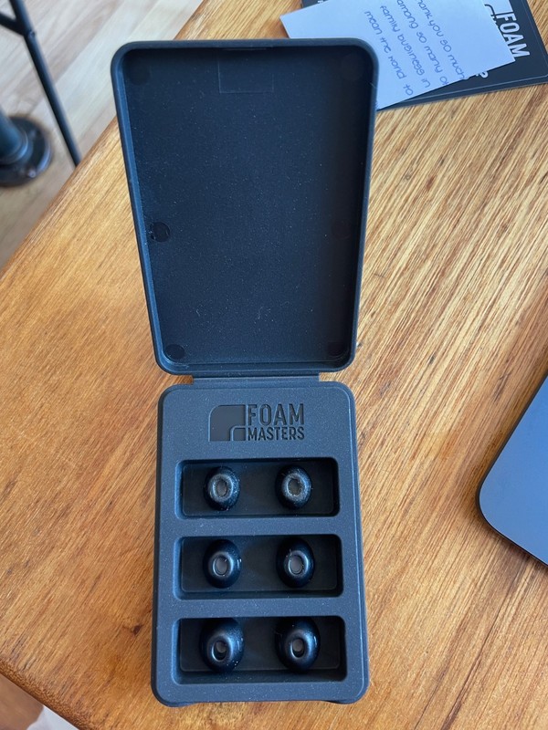 Foam Masters memory foam Airpod Pro 1st and 2nd generation tips