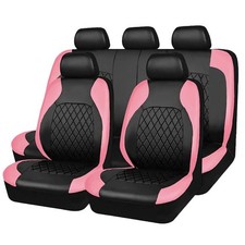 For Honda Car Seat Covers Leather Full Set Front Rear Seat Cushion Protector