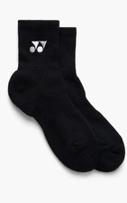 Yonex Ergo Fit Performance Tennis Badminton Socks Black Large New