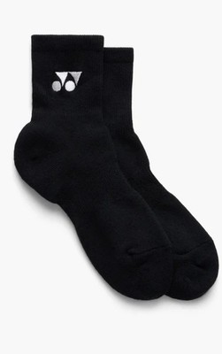 Yonex Ergo Fit Performance Tennis Badminton Socks Black Large New