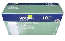 Leviton Decora Switch 15A White Toggle 120/27...