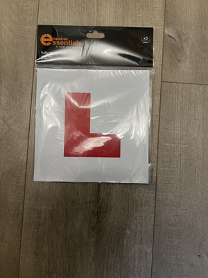 #ad 3 X Halfords Essentials L Plates. Magnetic. GBP 9.00