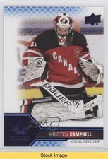2022 Upper Deck Team Canada Juniors Women's WC Blue Kristen Campbell READ 11k6