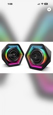 Bestisan Computer Speakers With RGB Lighting 