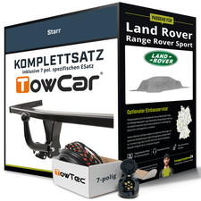 Für LAND ROVER Range Rover Sport III L461 Anhängerkupplung starr +eSatz 7pol 22-