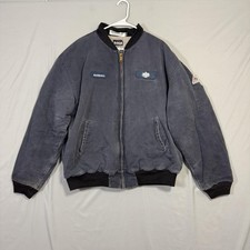 Bulwark Excel FR Jacket Mens XL Navy Flame Resistant Workwear Quilted Lined