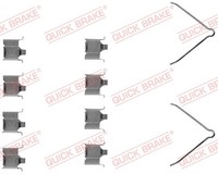 ZubehöRsatz Scheibenbremsbelag Quick Brake 109-1166 FüR Mazda GY GH Nissan 626 5